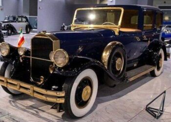 خودروی طلای سفارشی رضا شاه