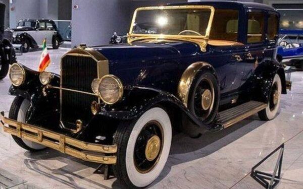خودروی طلای سفارشی رضا شاه