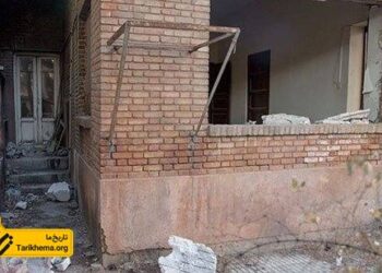 تخریب خانه نیما یوشیج