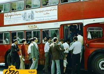 تصاویری خاطره انگیز از اتوبوس‌های دوطبقه