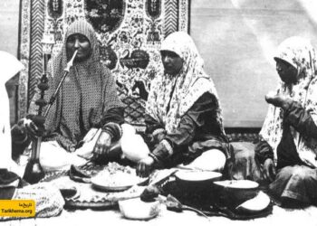 میهمانی‌های زنان قاجار و پیشخدمتهایشان