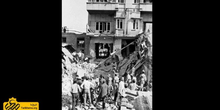 روایت تصویری از انفجار بمب در میدان انقلاب تهران