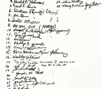 نامه درخواست گروگانها از دولت آمریکا برای تحویل محمدرضا پهلوی