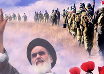 قرائت پیام امام توسط سردار کوثری در حین اجرای عملیات کربلای ۵