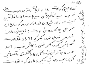 پایین کشیدن عکس شاه در شهر شهید مطهری
